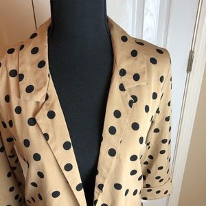 New Direction Blazer Polka Dot Medium